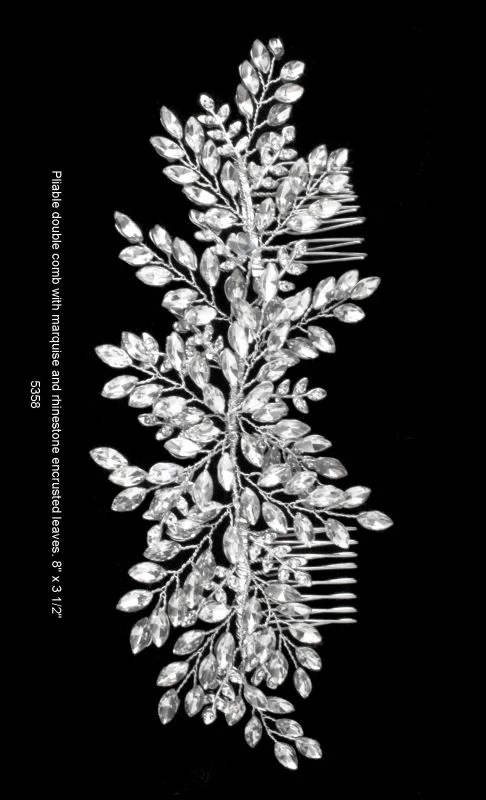 1st Class Bridal 5358 Silver Hair Accessory