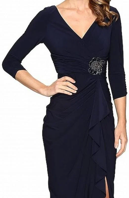 Adrianna Papell Size 14 Midnight AP1E201178 Mother of Bride Dress - Image 2