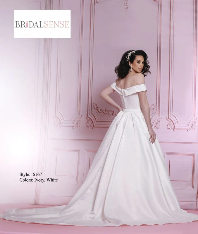 Bridal Sense Size 14 6167NS Ivory Gown - Image 2