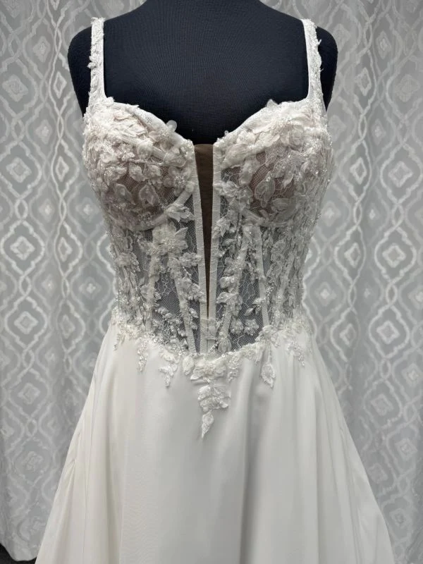 Bridal Sense Size 20 6196NU Ivory/Nude Gown - Image 2