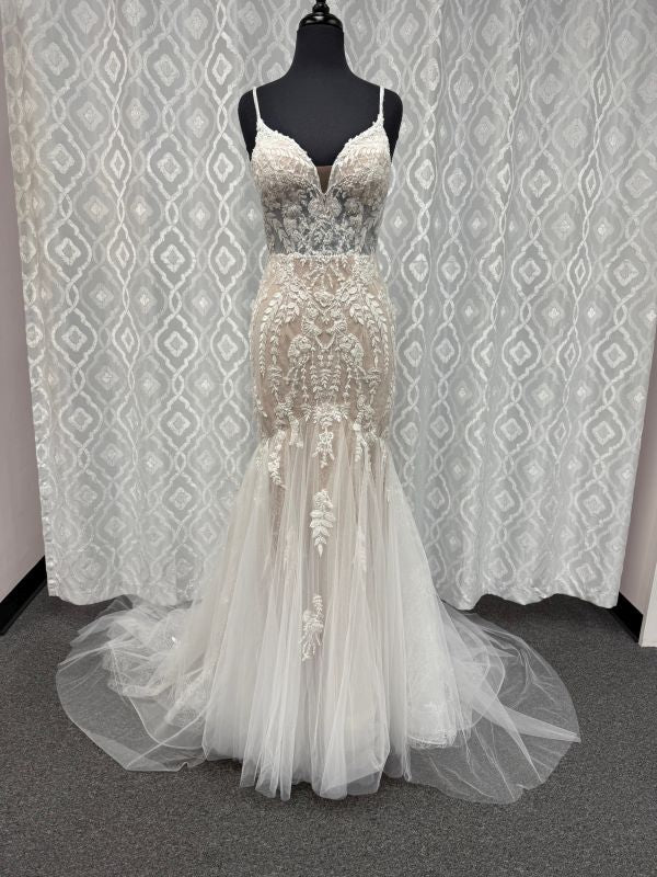 Bridal Sense Size 6 6209NU Ivory/Nude Gown