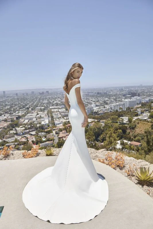 Casablanca Size 16 LE119 Bondi Ivory Gown - Image 3