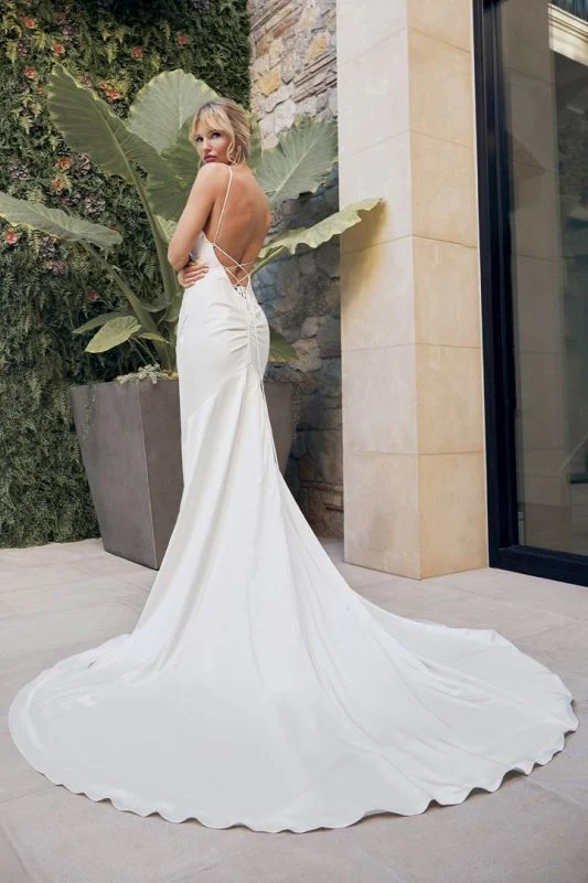 Casablanca Size 18 LE101 Simone Ivory Gown - Image 2