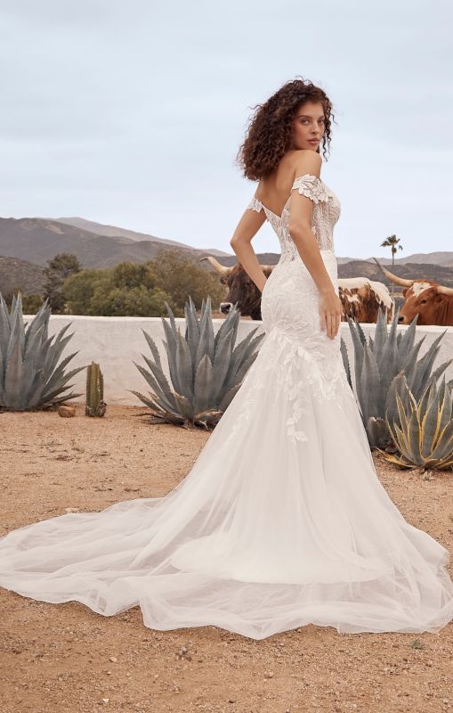 Casablanca Size 18C BL443 Hunter Ivory/Nude/Ivory Gown - Image 3