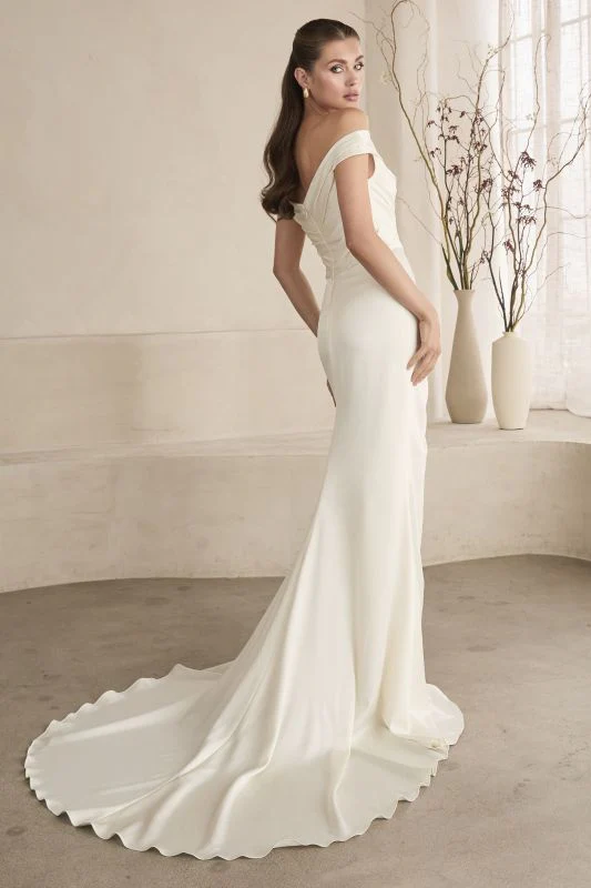 Casablanca Size 20 LE152 Priya Diamond White Gown - Image 3