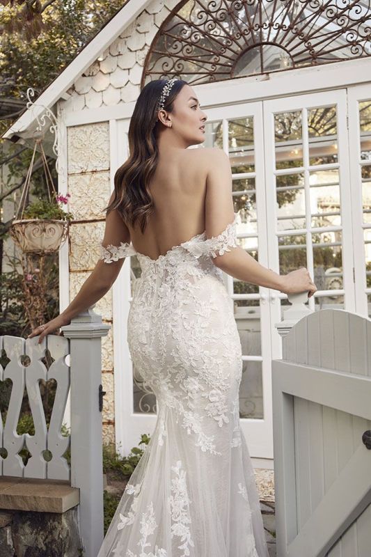 Casablanca Size 20C 2491 Palmer Sand/Nude/Ivory Gown - Image 3