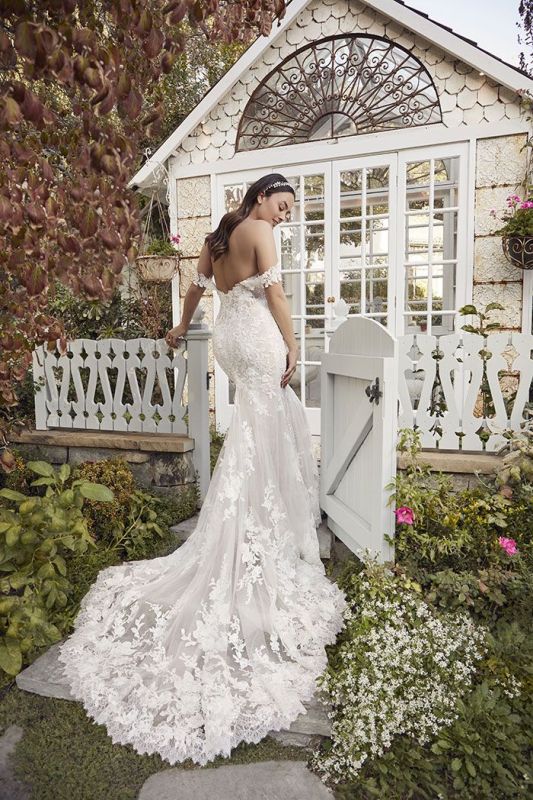 Casablanca Size 20C 2491 Palmer Sand/Nude/Ivory Gown - Image 4