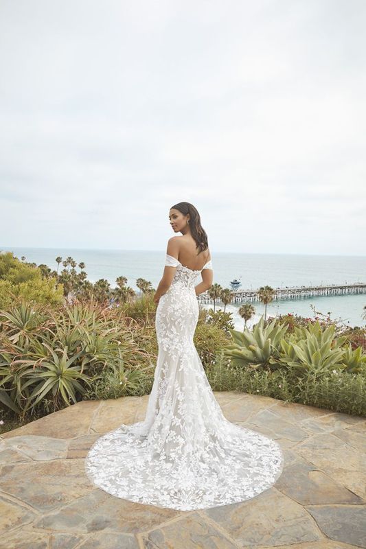 Casablanca Size 22C BL378 Nola Nude/Ivory Gown - Image 4