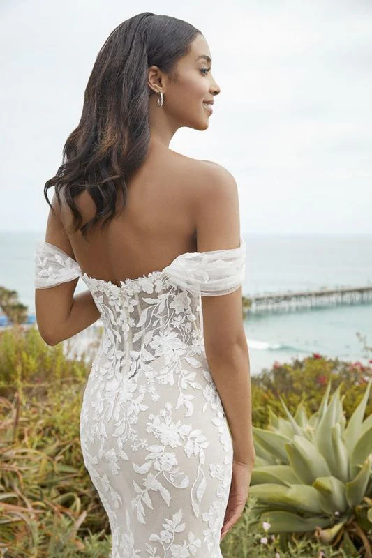 Casablanca Size 22C BL378 Nola Nude/Ivory Gown - Image 5
