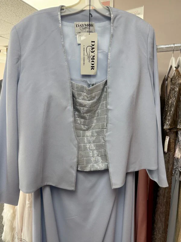 Daymor Size 18 911 Light Blue Mother of Bride Dress - Image 2