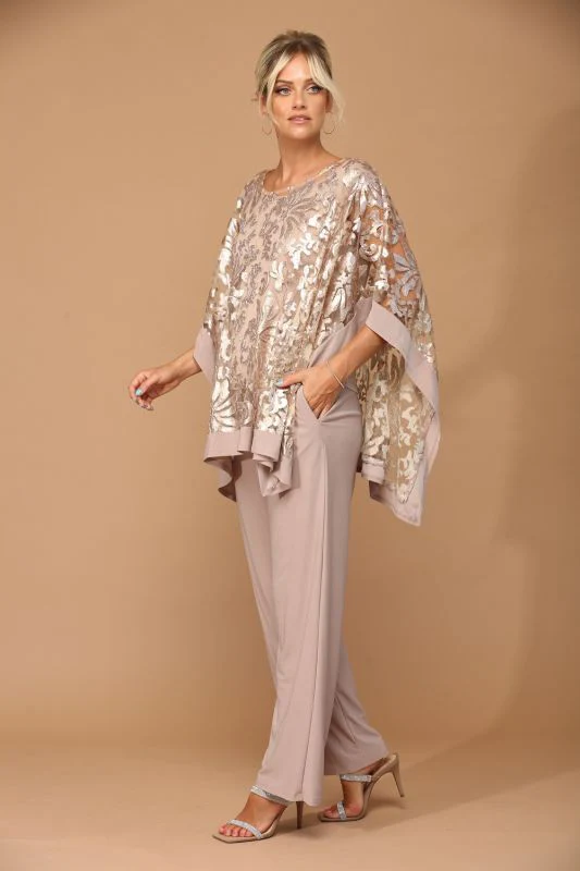 Eva Size L 3443 Cocoa Mother of Bride Dress