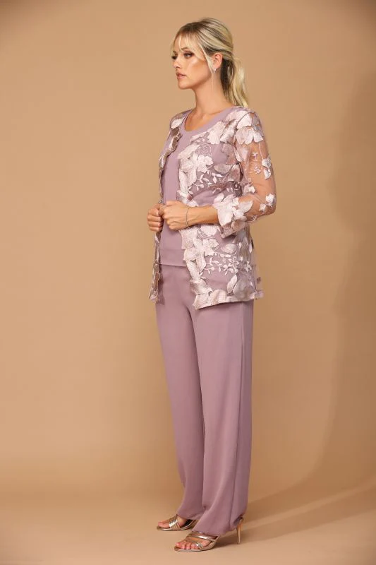 Eva Size M 3426 Mauve Mother of Bride Dress - Image 3
