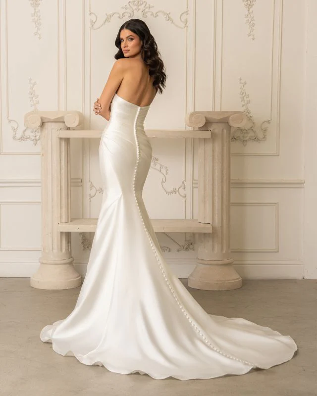Ivoire by Kitty Chen Size 20 Josephine Ivory Gown - Image 4