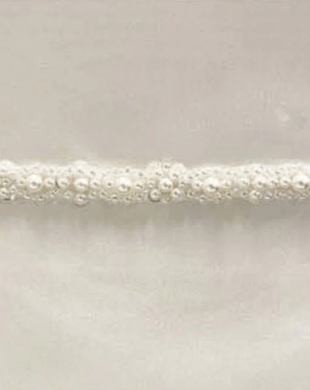 Ivory Pearl Round BT106 Belt
