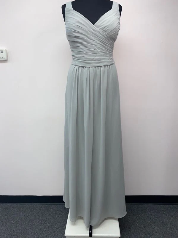 Kanali K Size 22 1806 Dove Gray Bridesmaid Dress