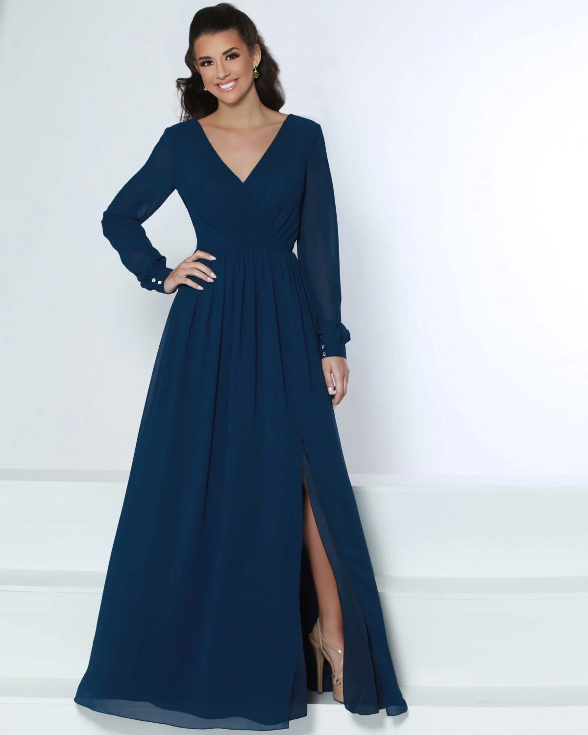 Kanali K Size 8 1766 Charcoal Bridesmaid Dress