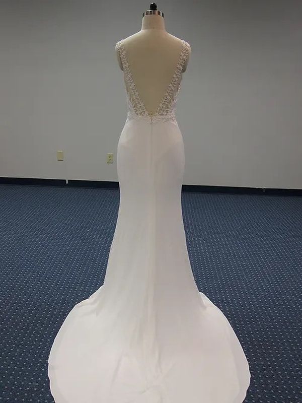 Kenneth Winston Size 6 645 Ivory Gown - Image 2