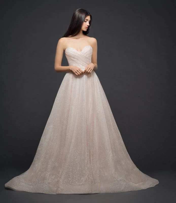 Size 22 Lazaro 3810 Blush Gown