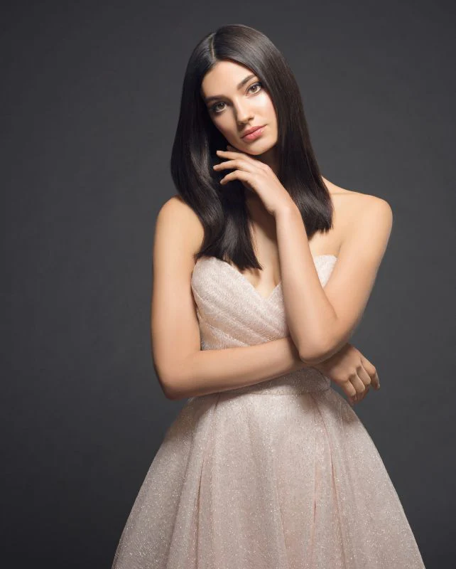 Size 22 Lazaro 3810 Blush Gown - Image 2