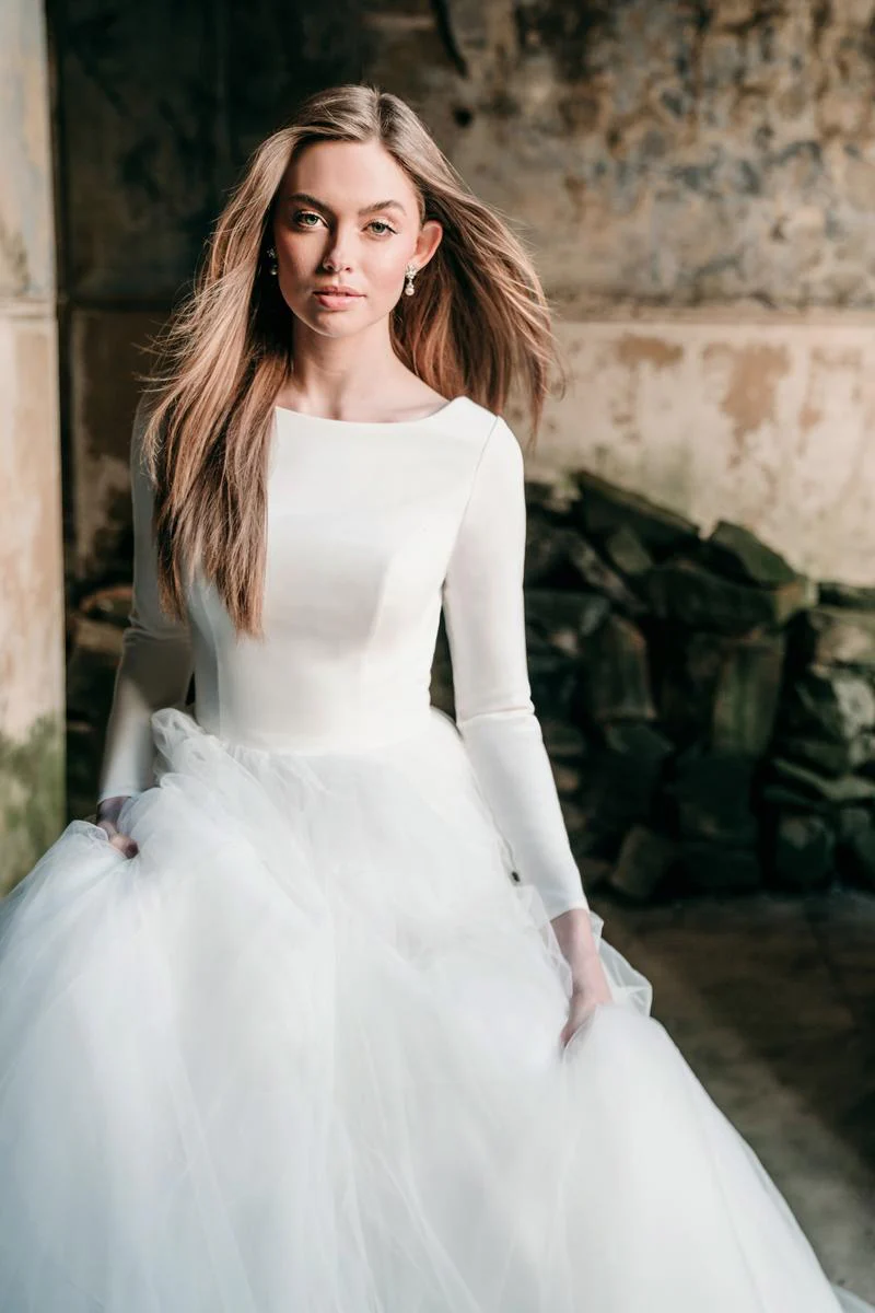 Size 18 Madison James MJ614 Ivory Gown - Image 4