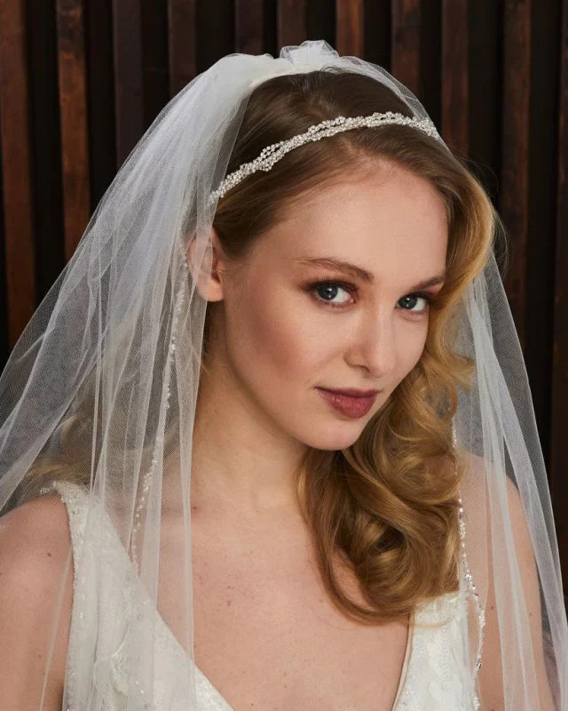 Marionat 9055 Ivory/Silver Headband