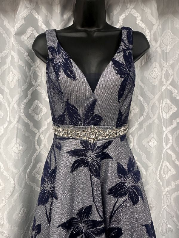 Lore Size 0 9PGL01-D Navy Mother of Bride Dress - Image 2