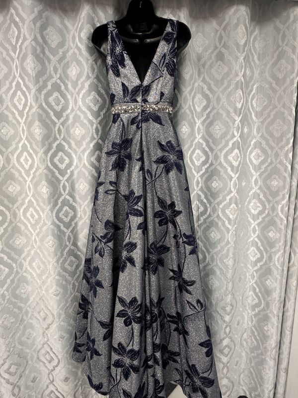 Lore Size 0 9PGL01-D Navy Mother of Bride Dress - Image 3