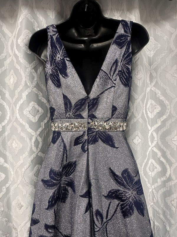 Lore Size 0 9PGL01-D Navy Mother of Bride Dress - Image 4