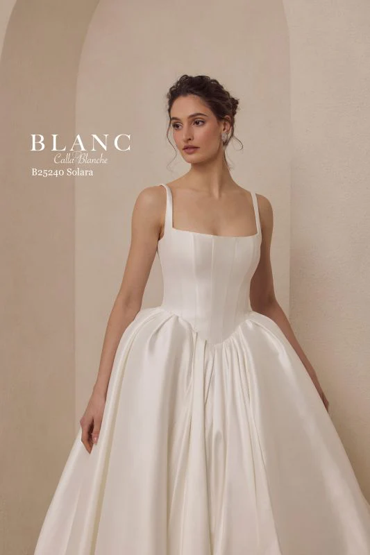 Size 10 BLANC B25240 Solara Ivory Gown - Image 2