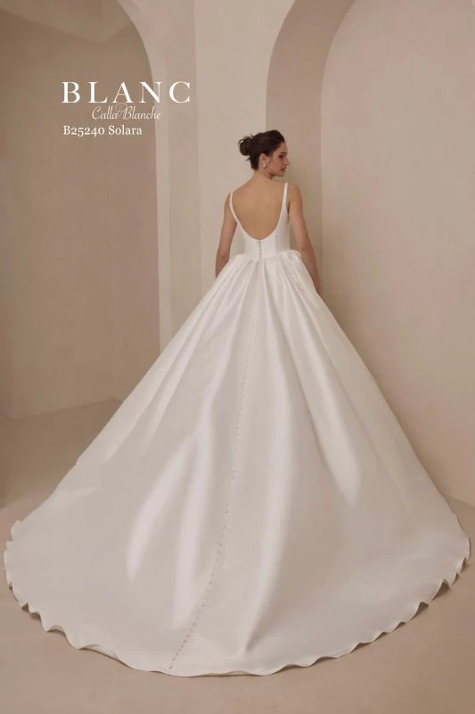 Size 10 BLANC B25240 Solara Ivory Gown - Image 3