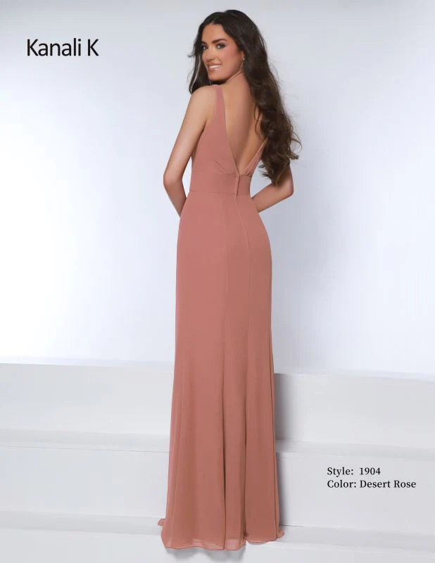 Kanali K Size 10 1904 Desert Rose Bridesmaid Dress - Image 2