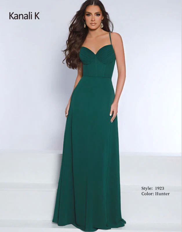 Kanali K Size 10 1923 Hunter Green Bridesmaid Dress