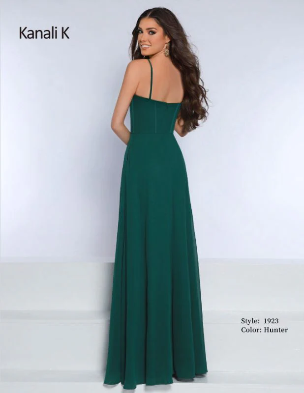 Kanali K Size 10 1923 Hunter Green Bridesmaid Dress - Image 2
