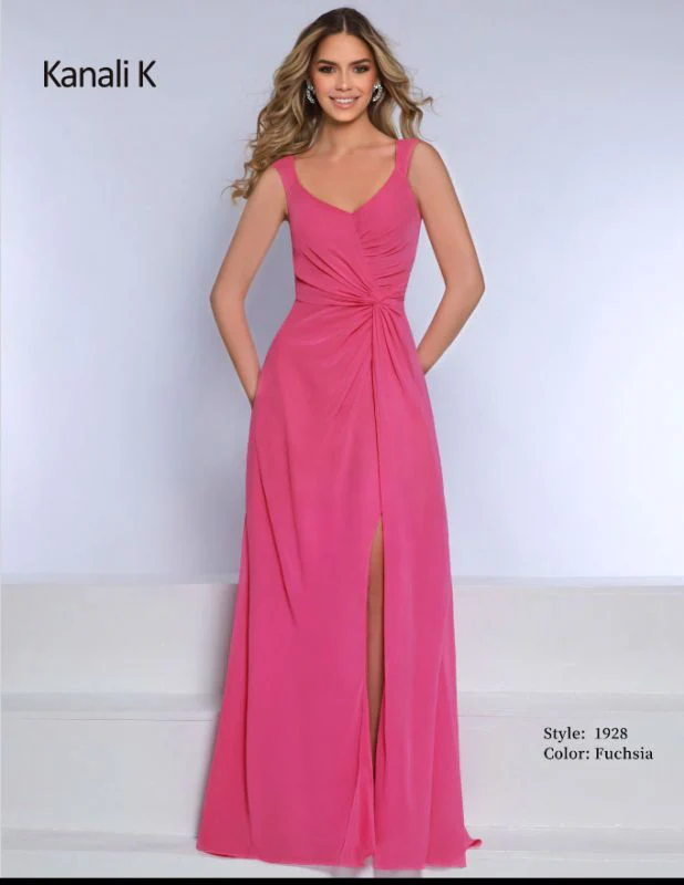 Kanali K Size 10 1928 Fuschia Bridesmaid Dress