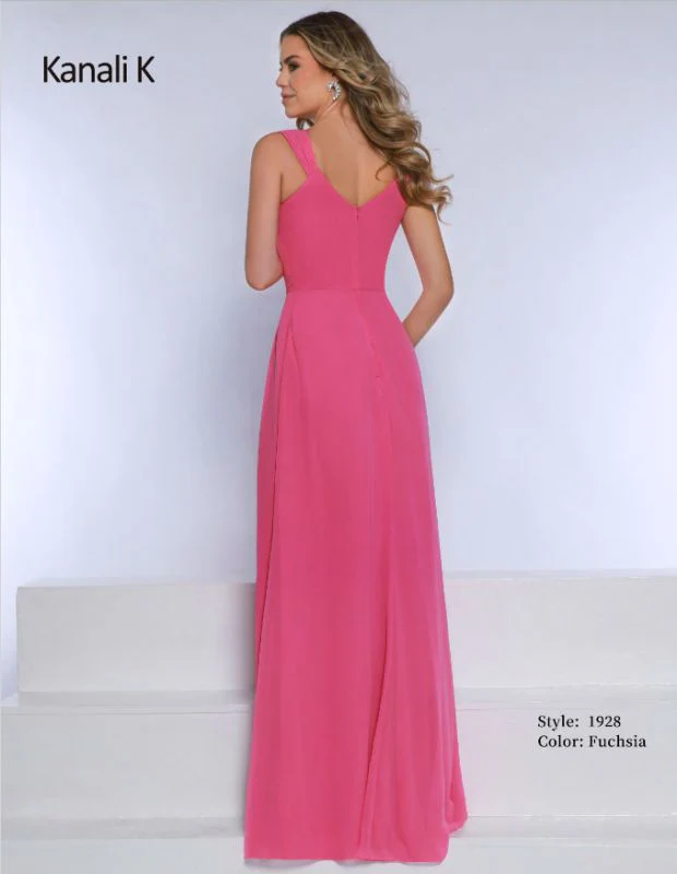 Kanali K Size 10 1928 Fuschia Bridesmaid Dress - Image 2