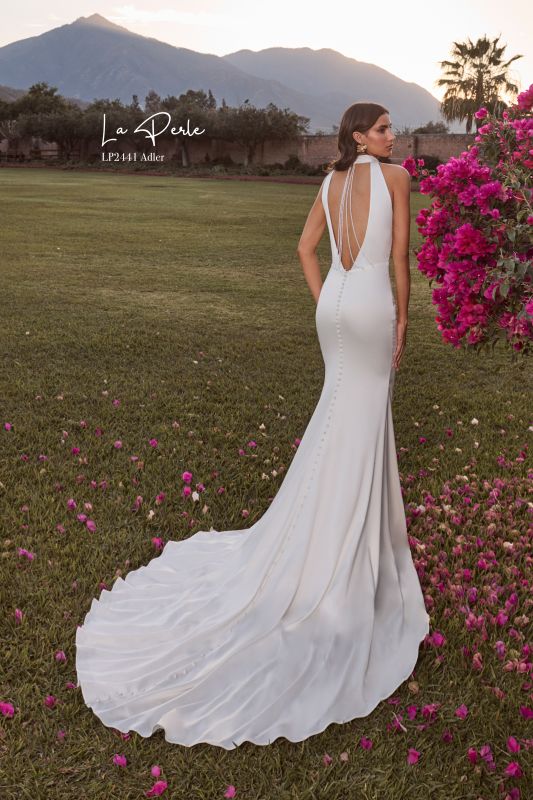 La Perle Size 10 LP2441 Adler Ivory Gown - Image 3