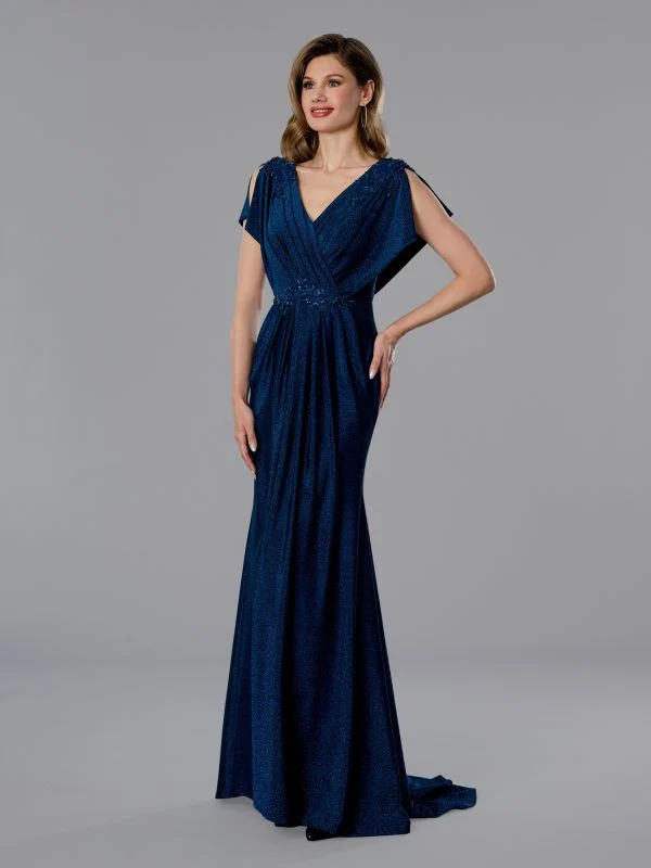 Stella Couture Size 10 25350 Blue Mother of Bride Dress