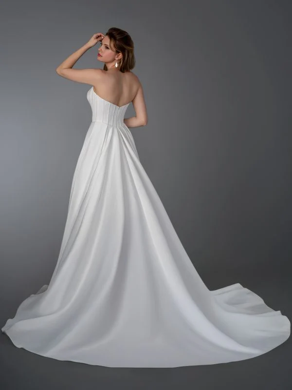 Size 10 Stella Couture 26808 White Gown - Image 2