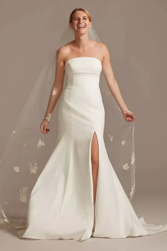 David's Bridal Size 100" V825 Ivory/Blush Veil - Image 2