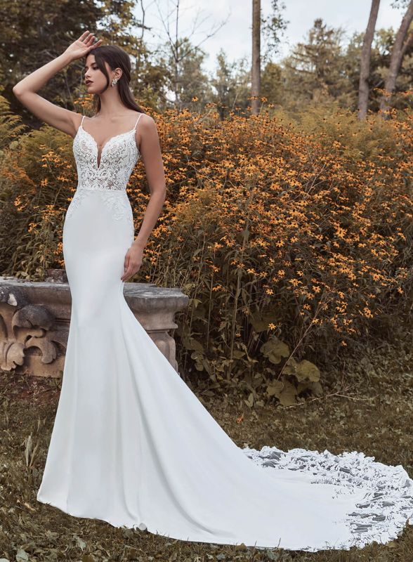 Calla Blanche Size 12 121118 Bethany Ivory Gown