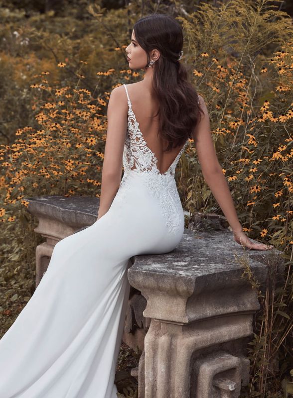 Calla Blanche Size 12 121118 Bethany Ivory Gown - Image 3