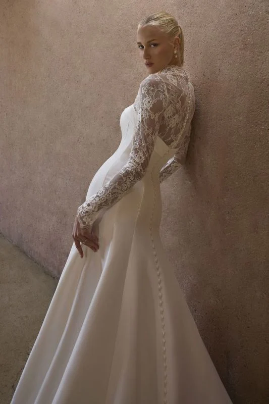 Casablanca Size 12 BD001 Nude/Ivory Bridal Separates - Image 4