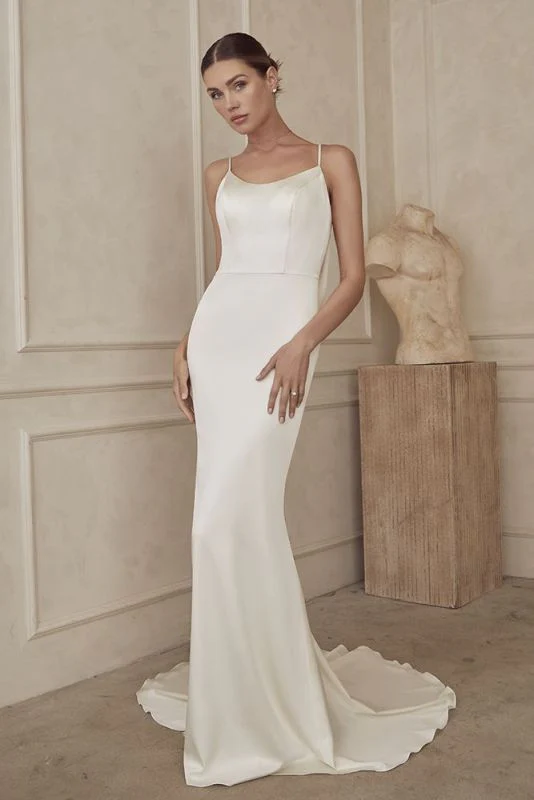 Casablanca Size 12 LE149 Ave Diamond White Gown