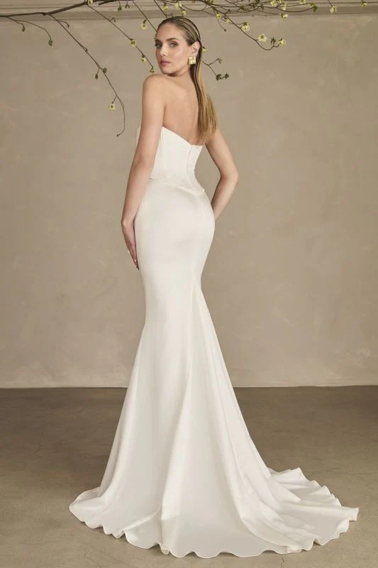 Size 12 Casablanca LE154 Bronwyn Ivory Gown - Image 3