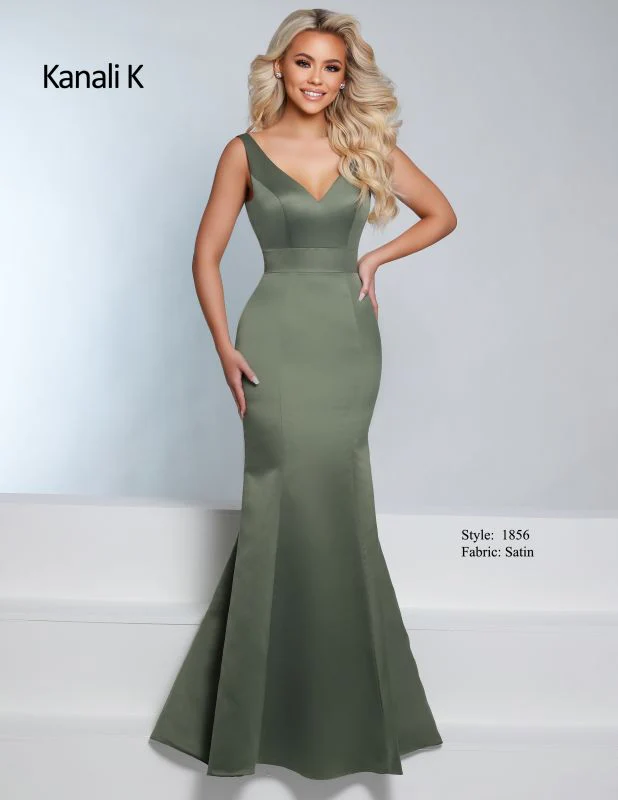 Kanali K Size 12 1856 Evergreen Bridesmaid Dress