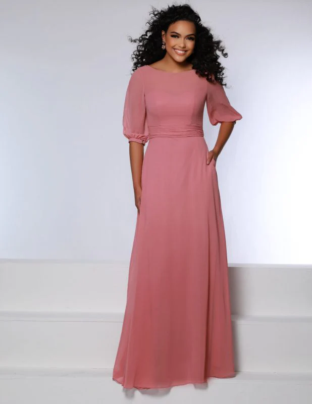 Kanali K Size 12 1882 Dusty Rose Bridesmaid Dress