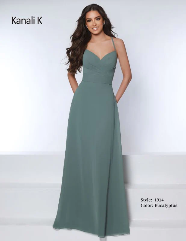 Kanali K Size 12 1914 Eucalyptus Bridesmaid Dress