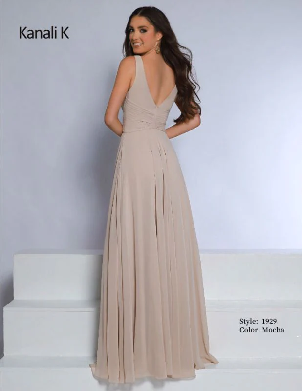 Kanali K Size 12 1929 Mocha Bridesmaid Dress - Image 2