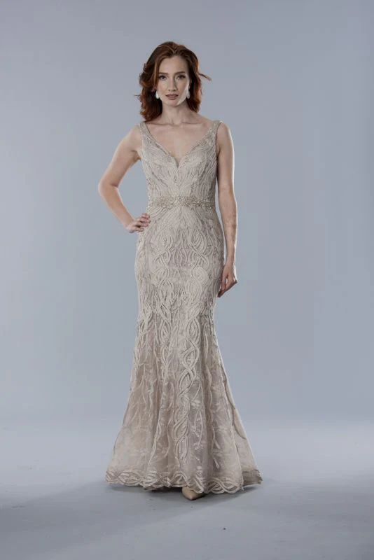 Stella Couture Size 12 25316 Mocha Mother of Bride Dress