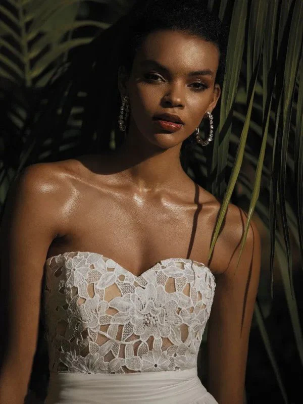W1 White One Size 12 Maxine Off White Gown - Image 3